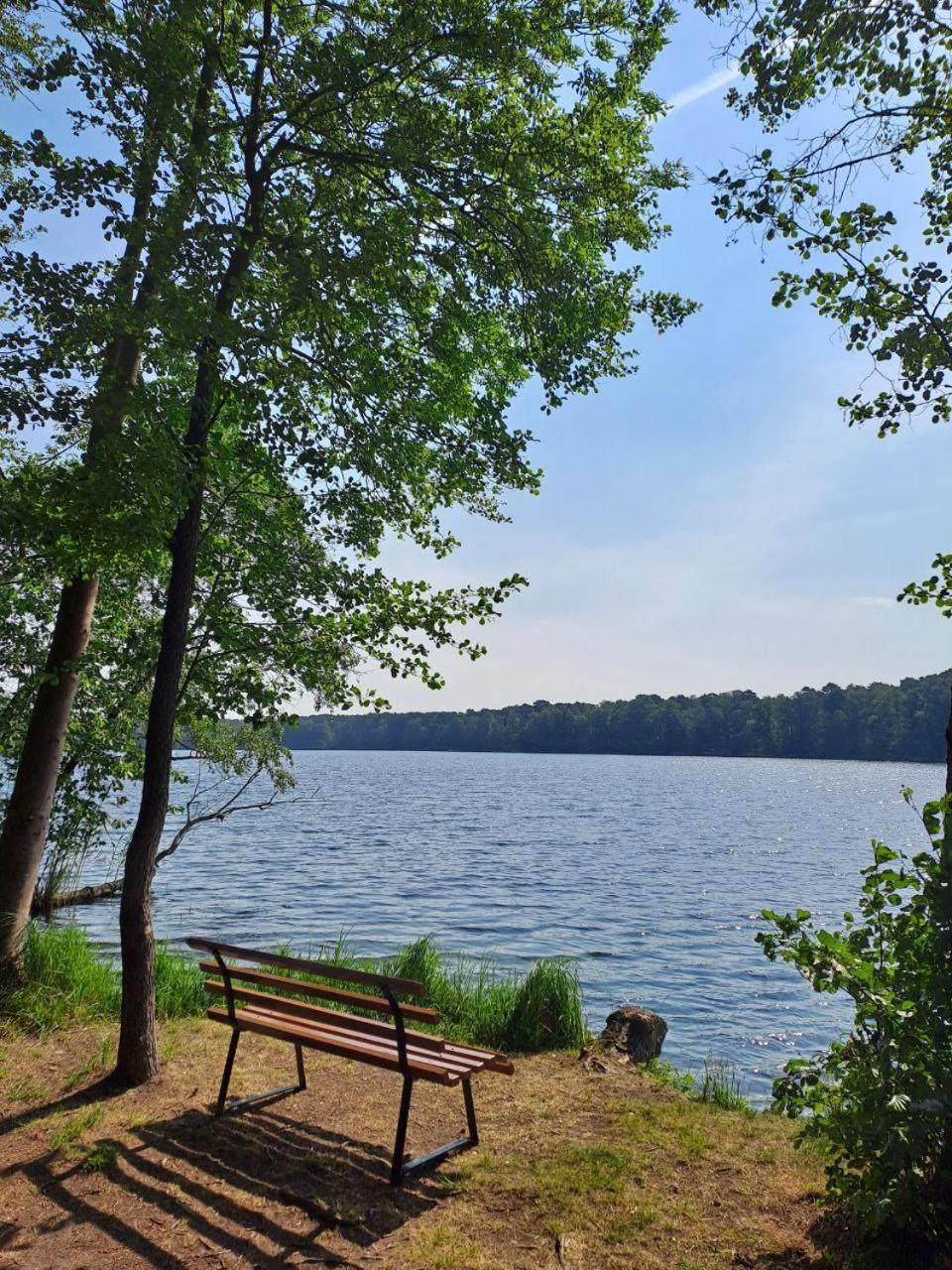 Ferienwohnung Gruenblick Heidesee Buitenkant foto